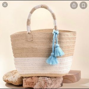Altru Straw Tote Bag - Natural